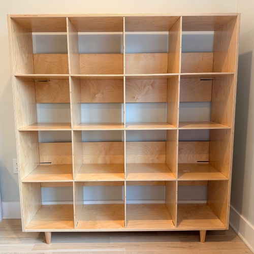 Used Natural Wood Bookcase for sale on AptDeco