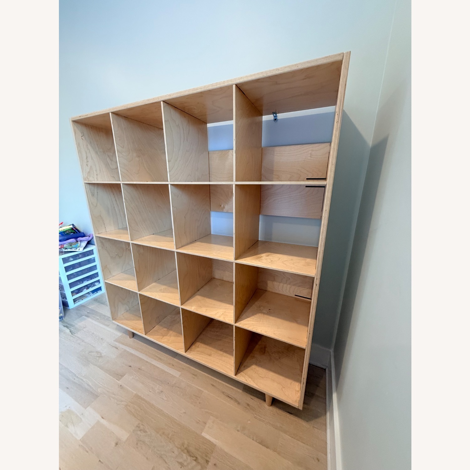 Natural Wood Bookcase - image-3