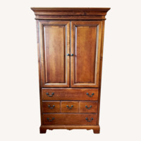 American Signature Furniture Wood Armoire