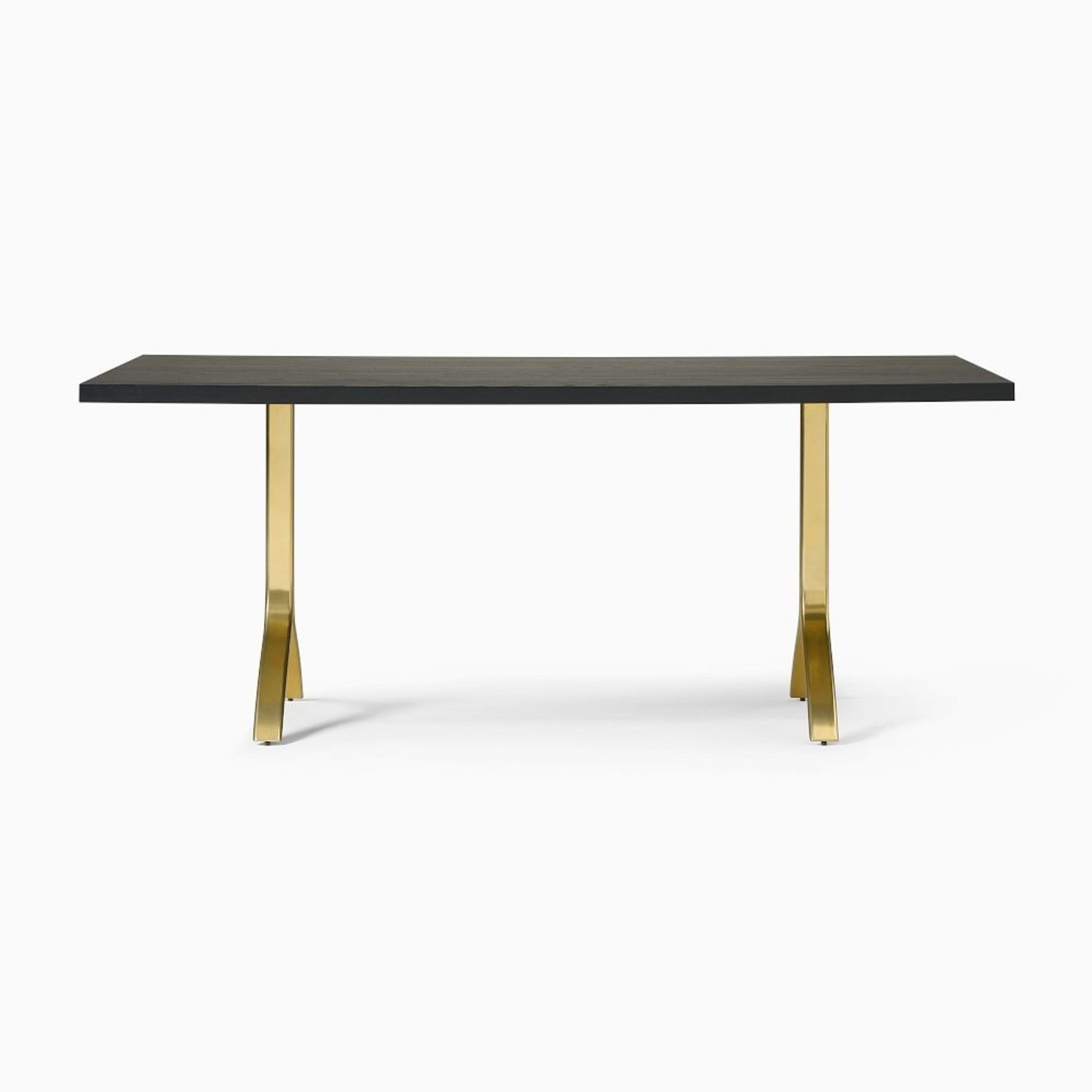 West Elm Black 74 inch Wishbone Table - image-5