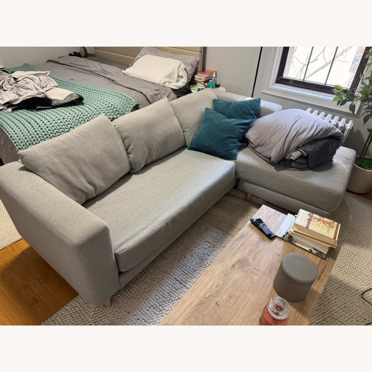 Sabai Design Gray Sectional Sofa - image-1