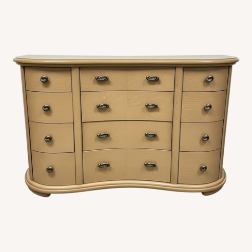 Used Vintage Solid Blonde Wood Bernhardt Dresser for sale on AptDeco