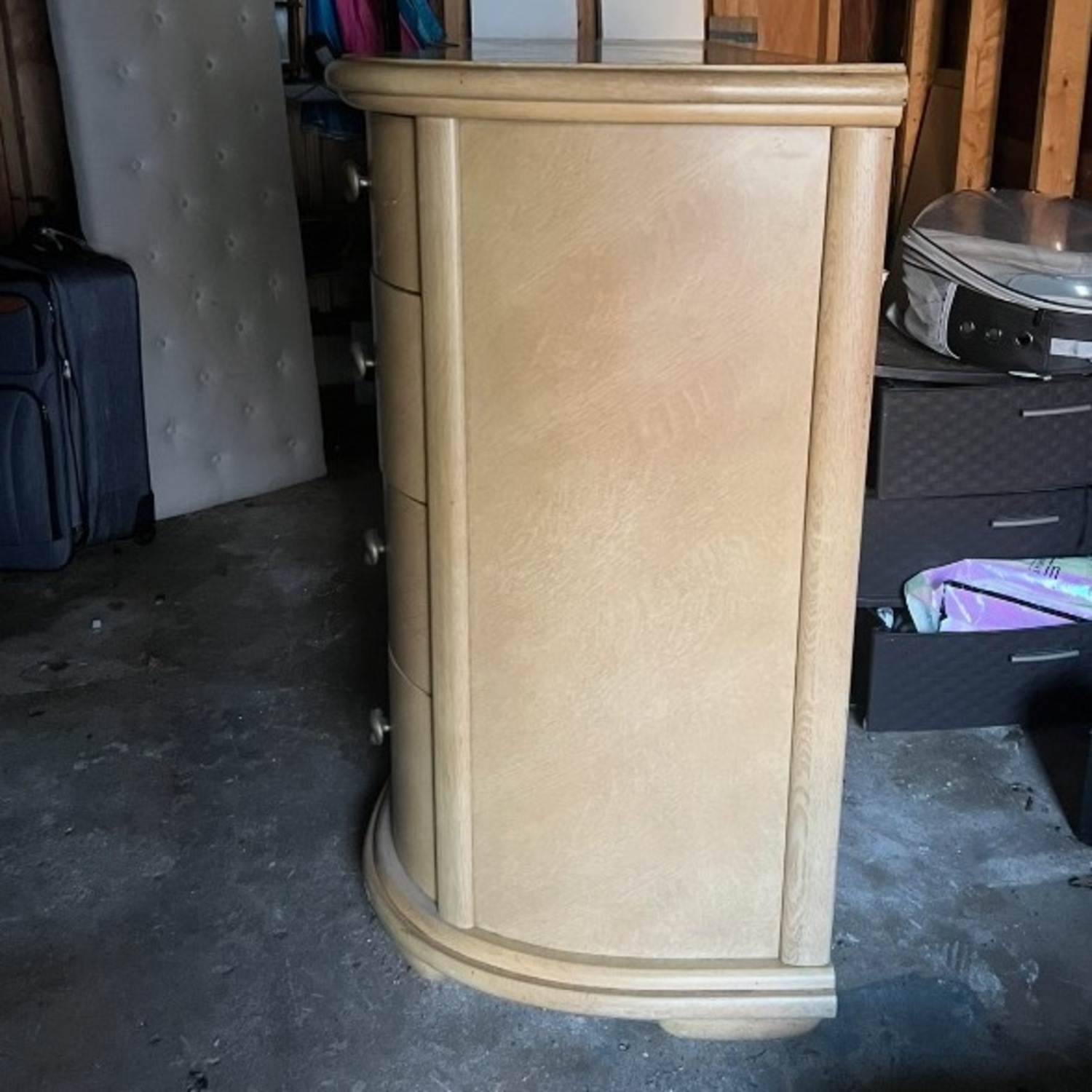 Vintage Solid Blonde Wood Bernhardt Dresser - image-3