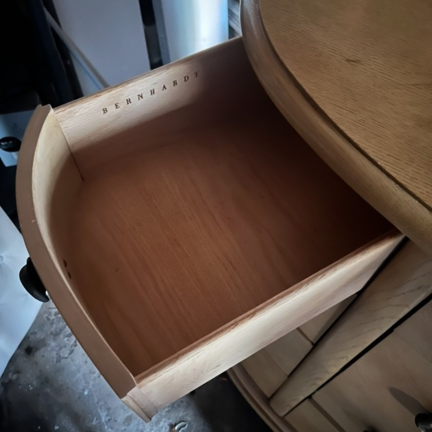 Vintage Solid Blonde Wood Bernhardt Dresser - image-6