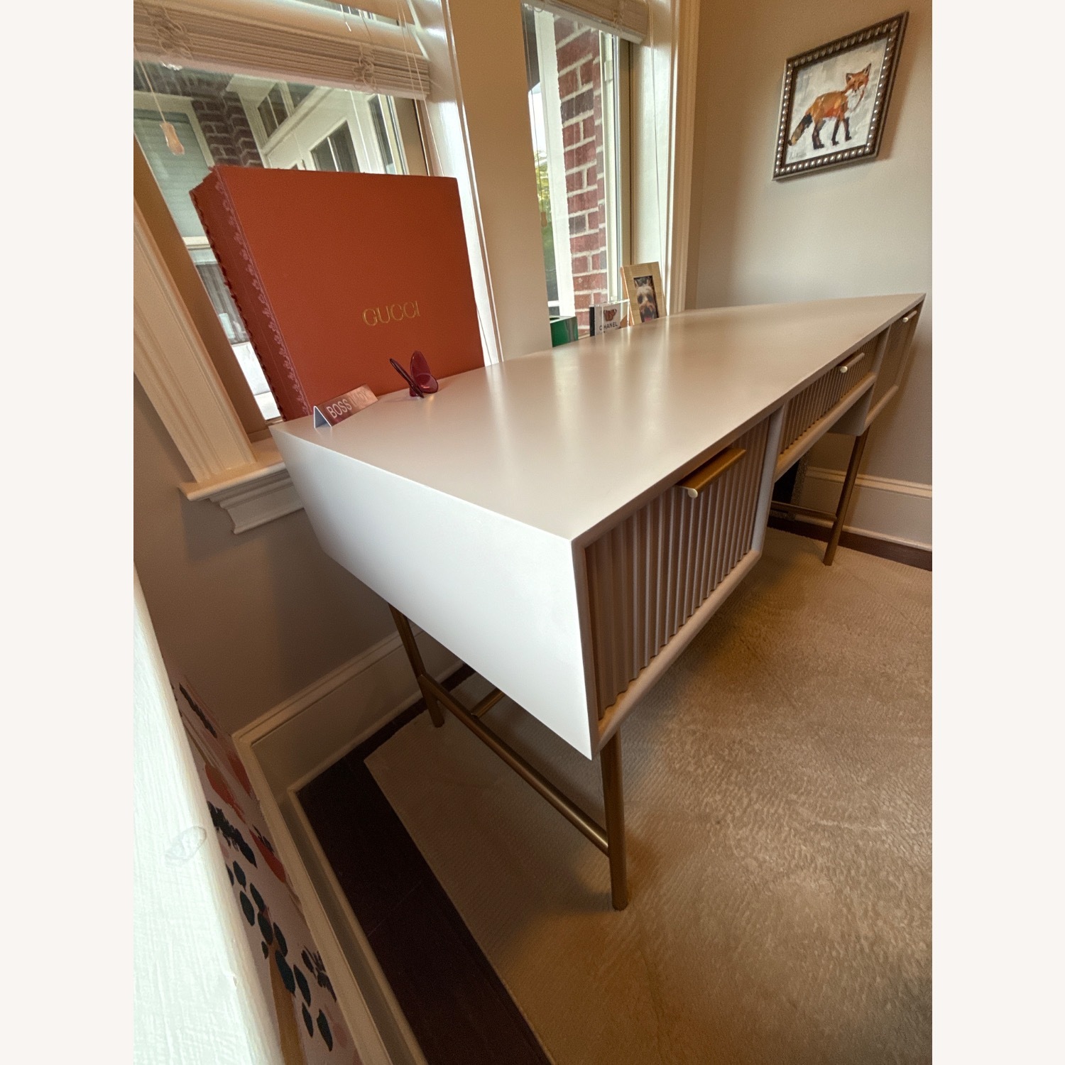 West Elm Quinn Desk - Haze - image-3