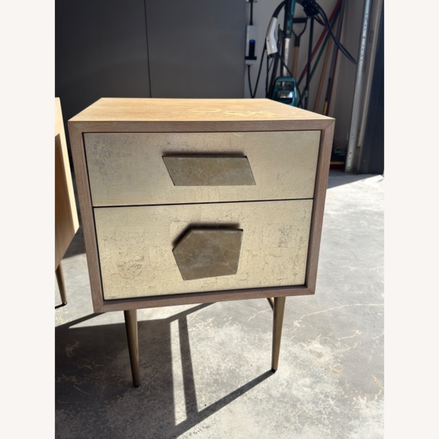 West Elm Roar & Rabbit Natural Wood Nightstands - image-4