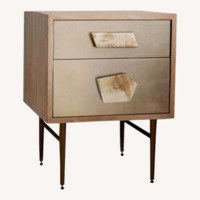 West Elm Roar & Rabbit Natural Wood Nightstands