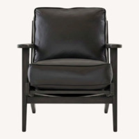 Pottery Barn Black Rayland Chair