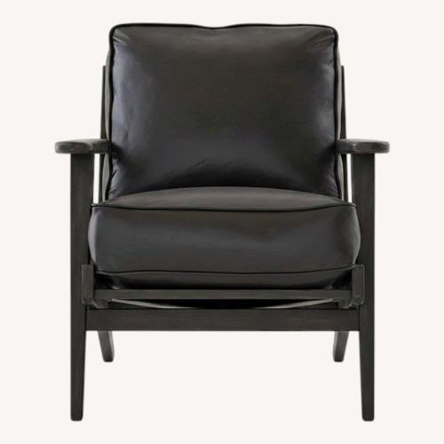 Used Pottery Barn Black Rayland Chair  for sale on AptDeco