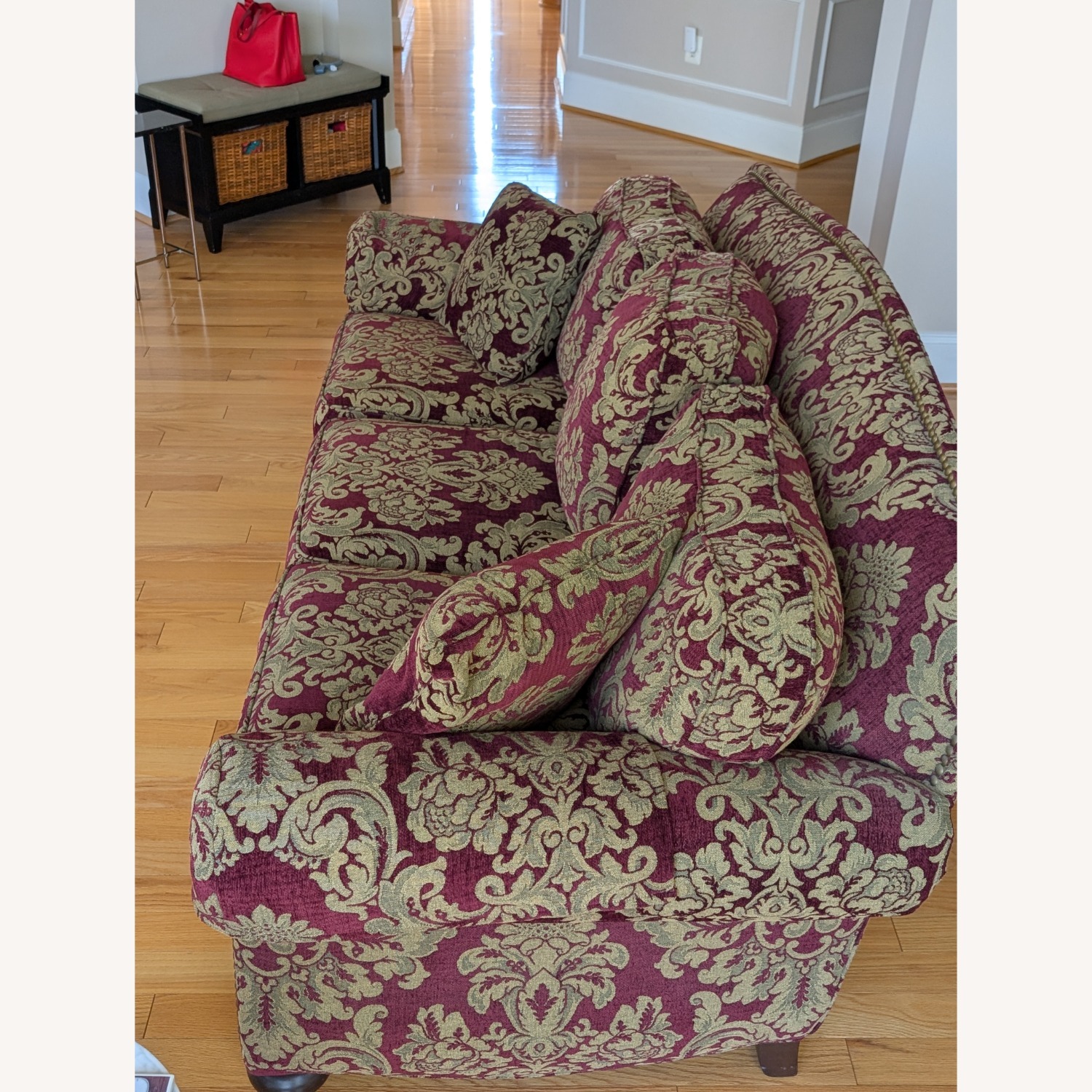 Ethan Allen Fabric 3+ Seater Sofa - image-2