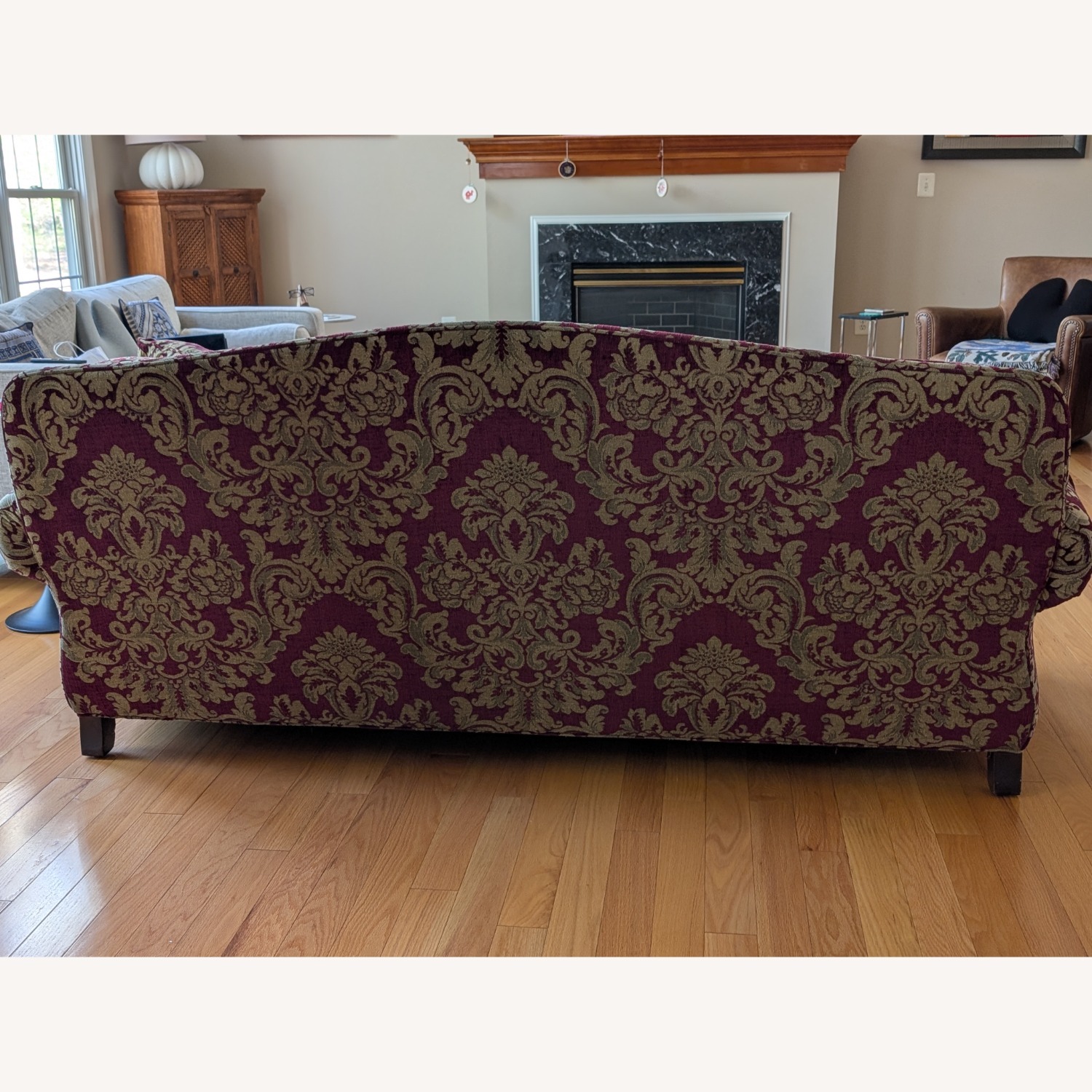 Ethan Allen Fabric 3+ Seater Sofa - image-11