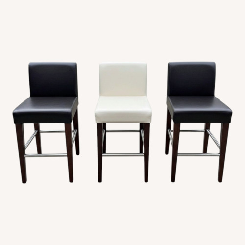Used Modern Italian Leather Counter Stools for sale on AptDeco