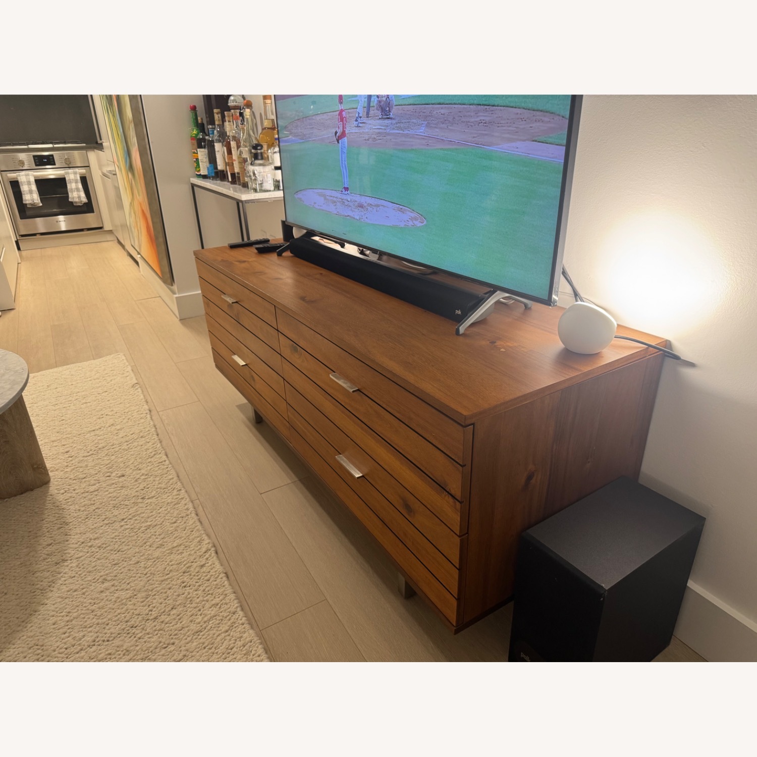 CB2 Linear 4-drawer Low Dresser - image-2