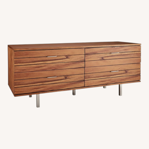 Used CB2 Linear 4-drawer Low Dresser for sale on AptDeco