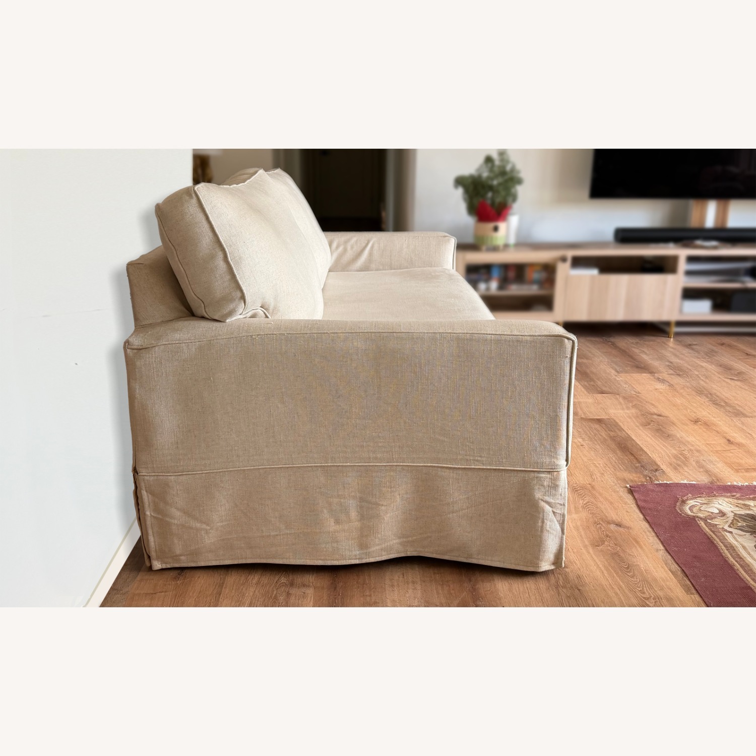 Pottery Barn Pb Comfort Natural 3+ Seater Sofa - image-3