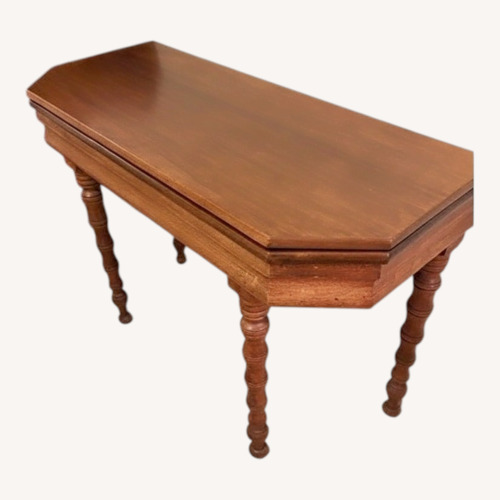 Used Vintage/Antique Finds Dark Brown Wood Side Table for sale on AptDeco