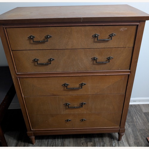Used Stanley Furniture Light Brown Wood Dresser for sale on AptDeco
