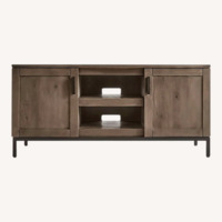 Crate & Barrel Wyatt 60" Media Console Grey