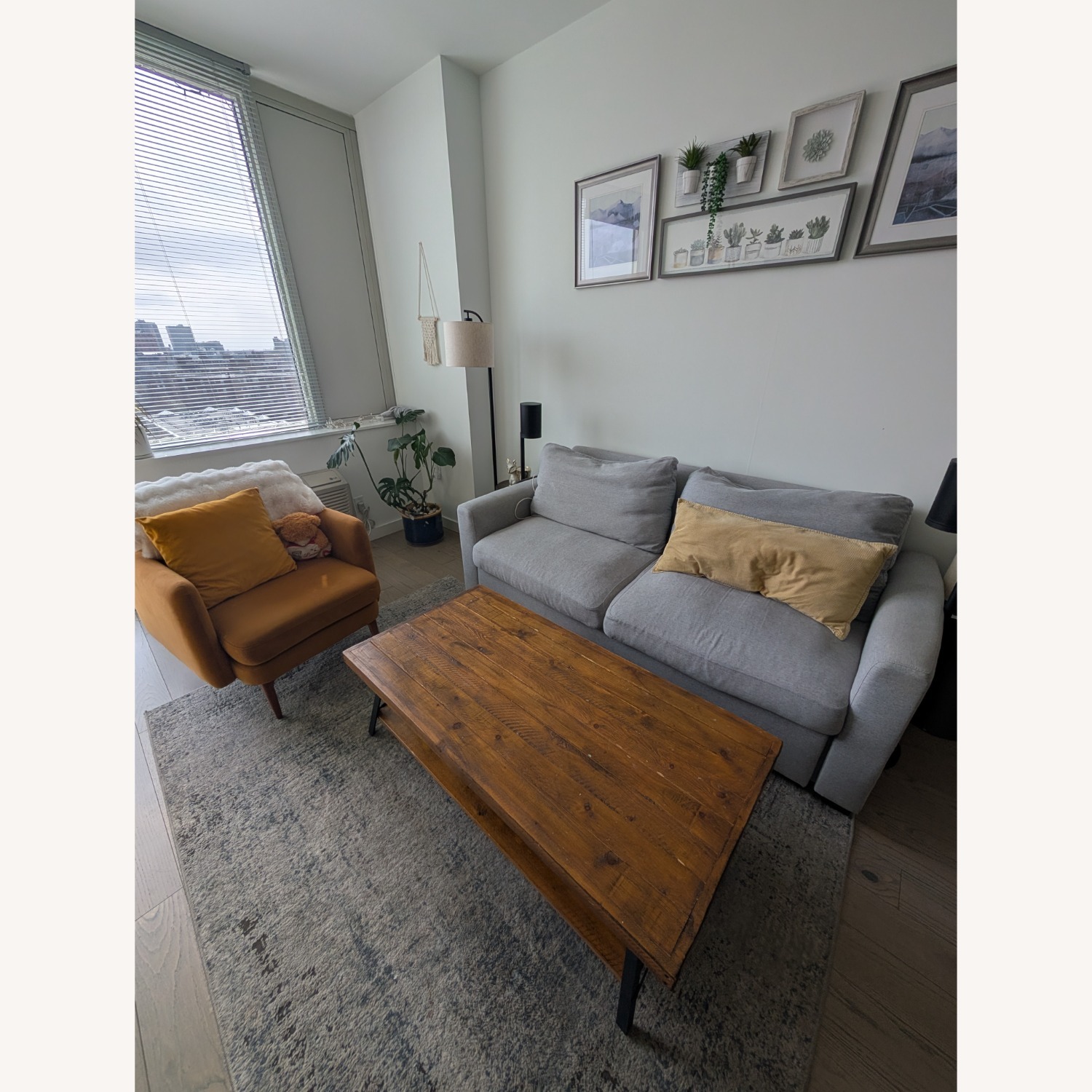 Raymour & Flanigan Mia Klik Klak Light Gray Fabric Sleeper Sofa - image-2