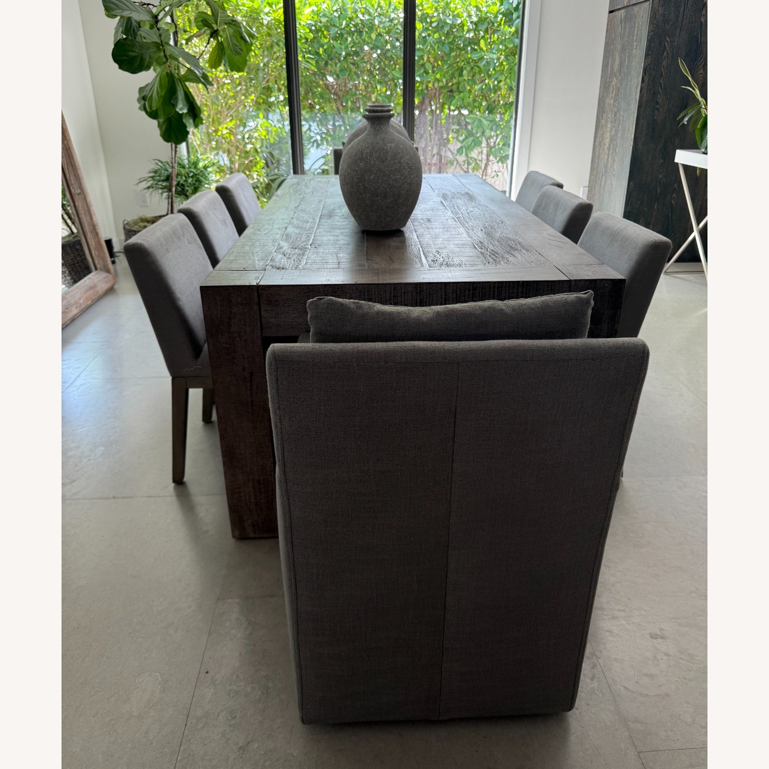 Restoration Hardware Unique Dinnig Table and Chairs - image-3