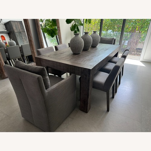 Used Restoration Hardware Unique Dinnig Table and Chairs for sale on AptDeco