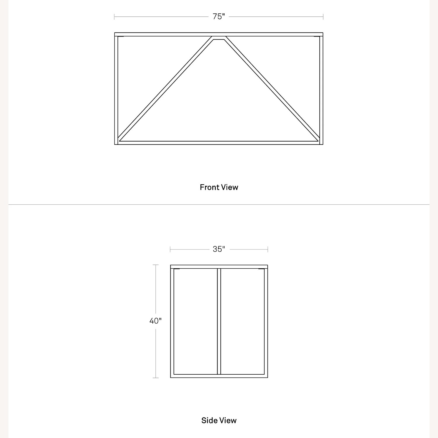 Blu Dot Strut Bar Height Table in Slate - image-7