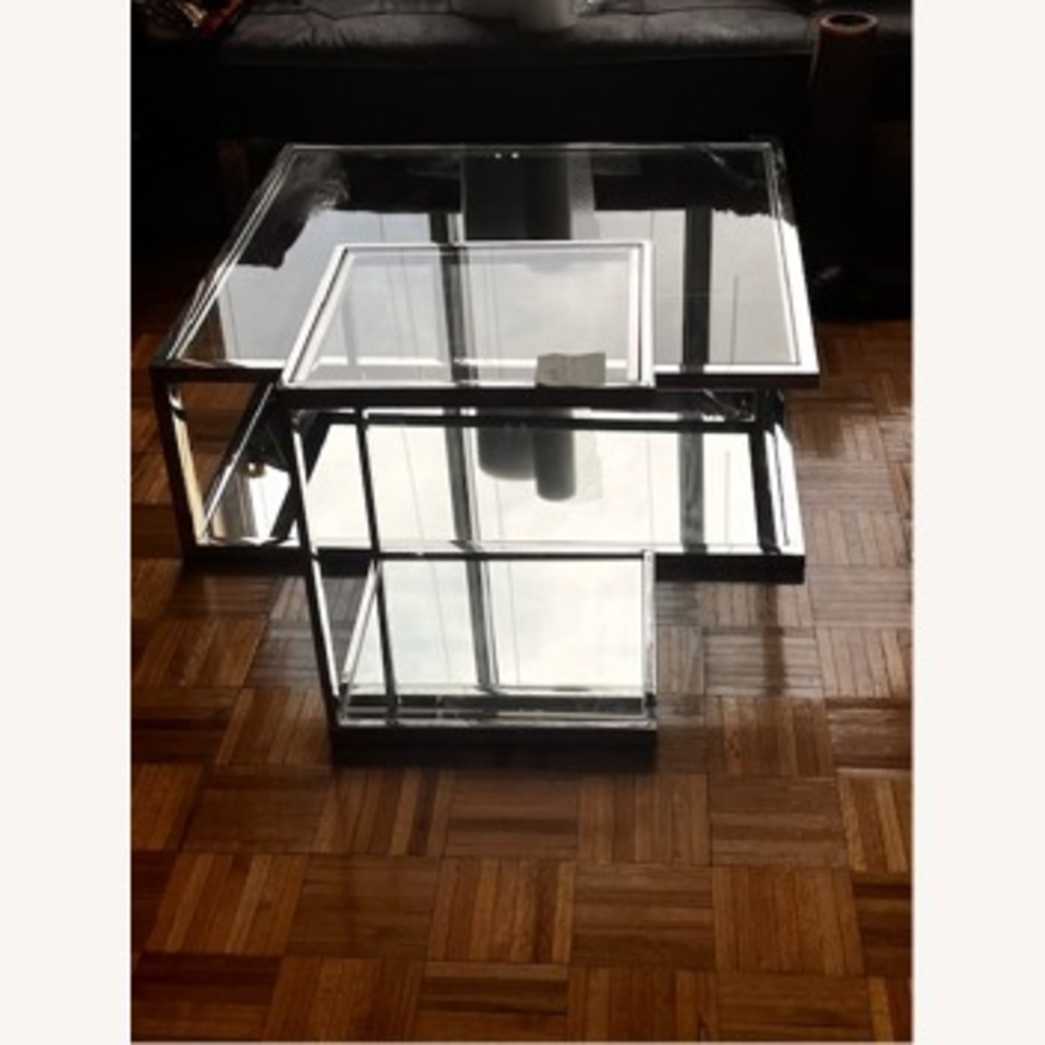 Modani  Walter Coffee Table Glass Coffee Table - image-3
