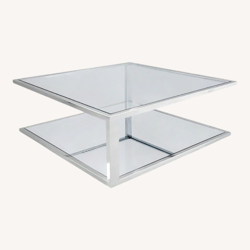 Used Modani  Walter Coffee Table Glass Coffee Table for sale on AptDeco