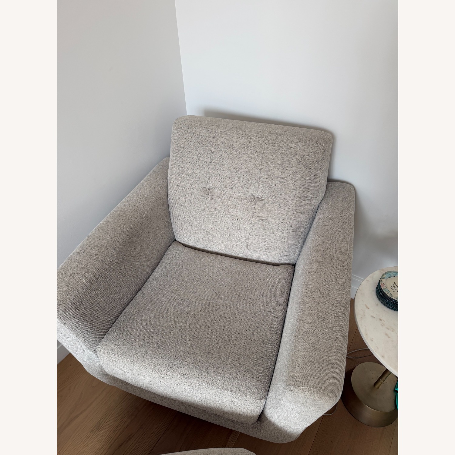 Beautiful Joybird Hughes Chair and Ottoman  - image-3