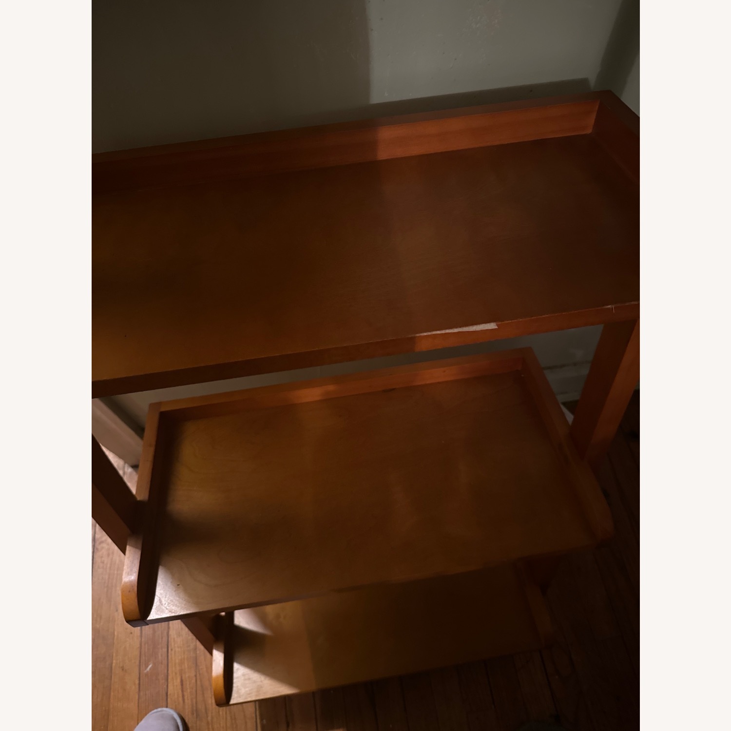 Light Brown Wood Bookcase - image-4