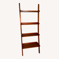 Light Brown Wood Bookcase