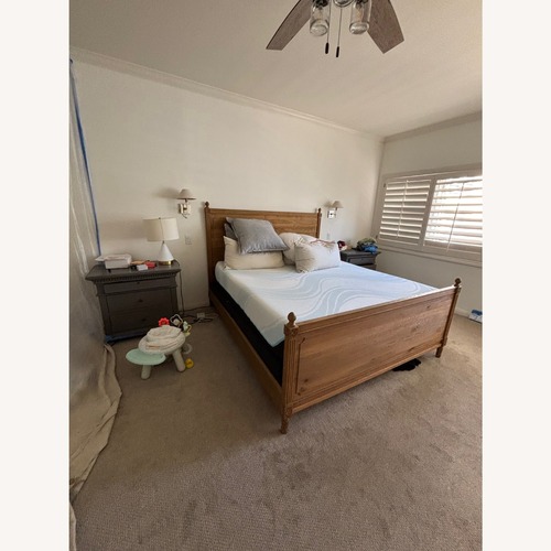 Used Restoration Hardware Louis XVI Natural Headboard for sale on AptDeco