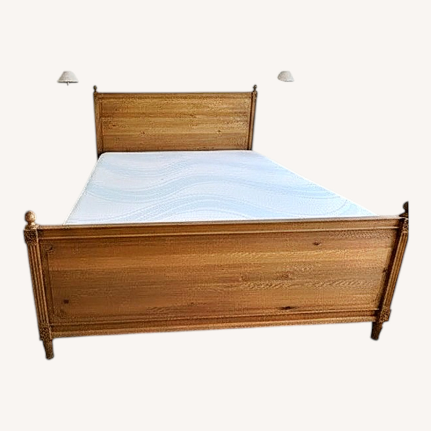 Restoration Hardware Louis XVI Natural Headboard - image-4