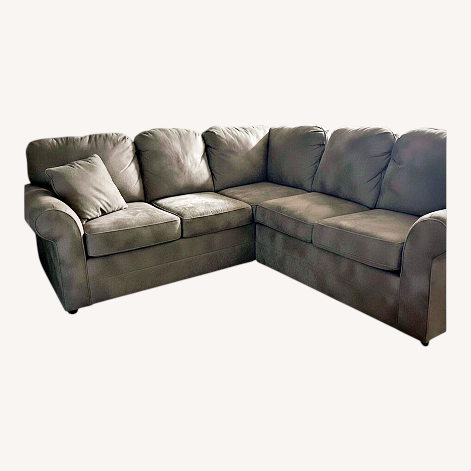 Grey Custom Sectional - image-0