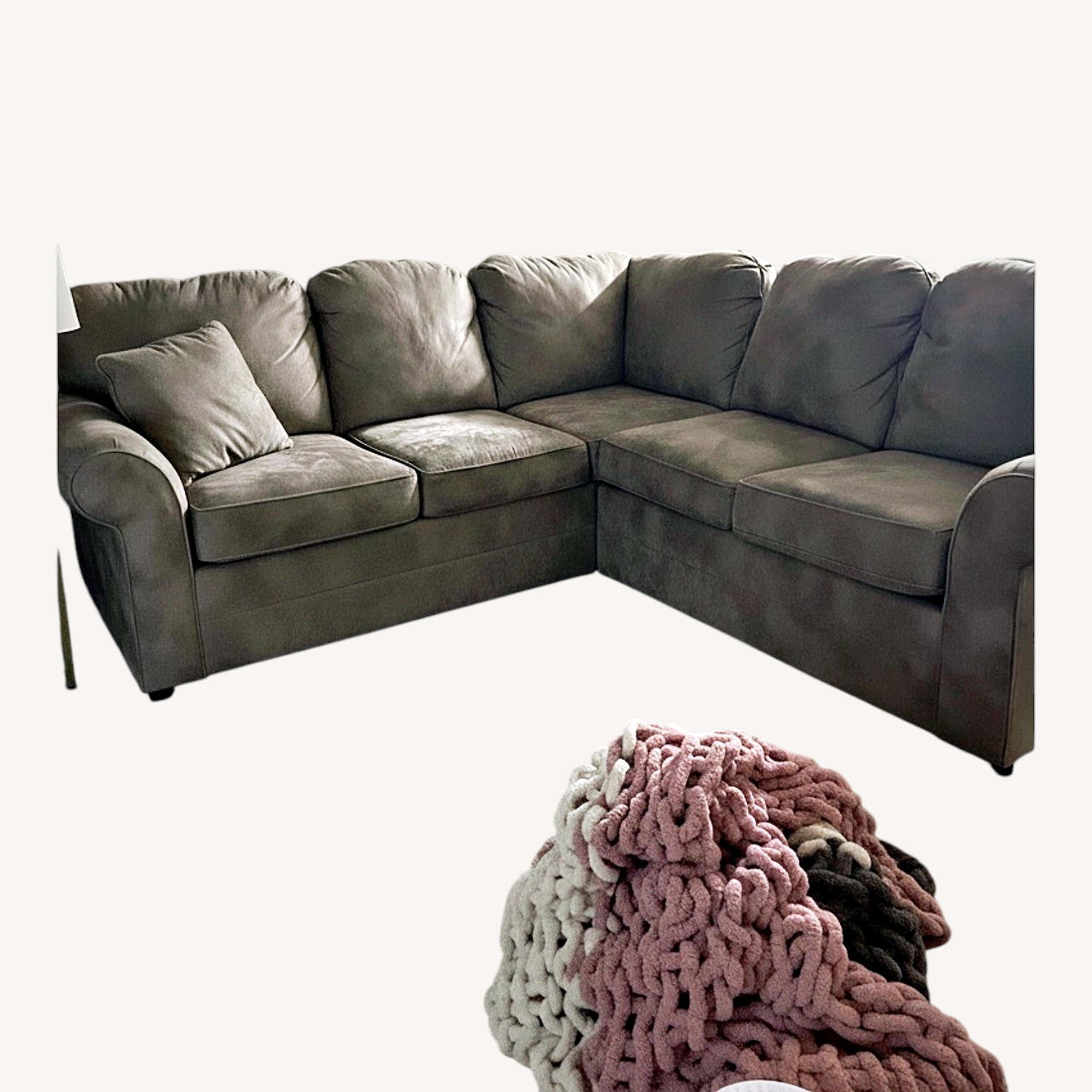 Grey Custom Sectional - image-4