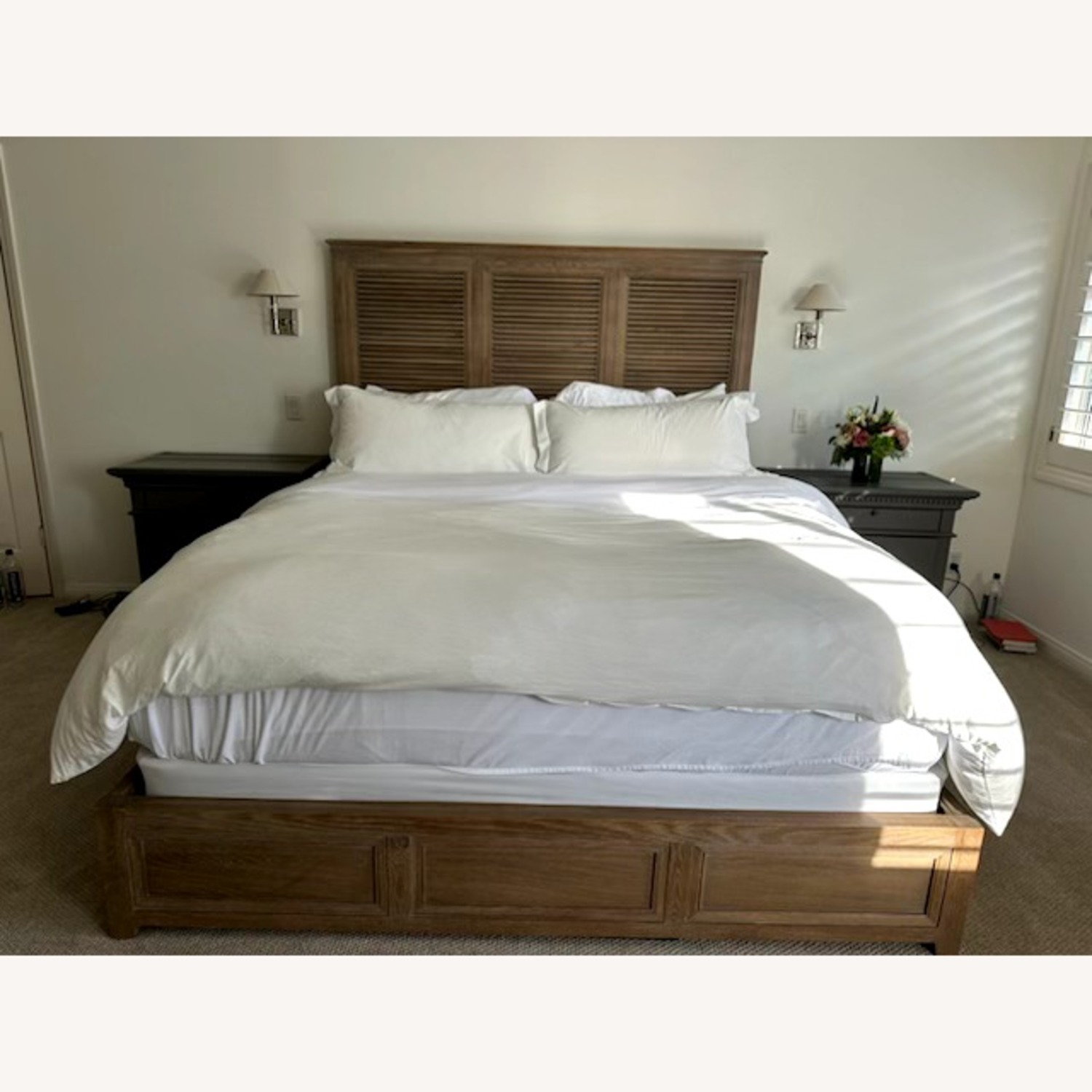 Restoration Hardware Shutter Bed Frame - image-2