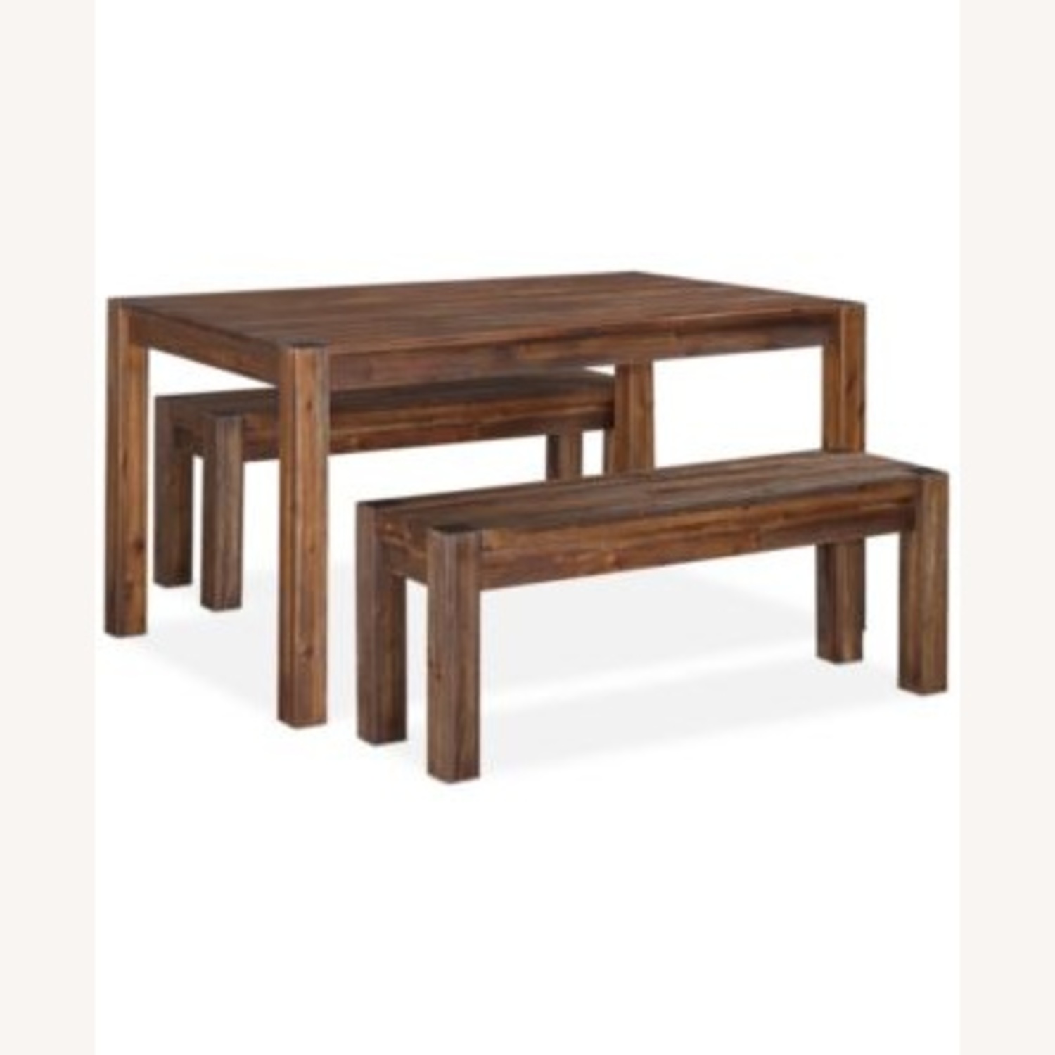 Macy's Avondale Wood Dining Table and Benches - image-5