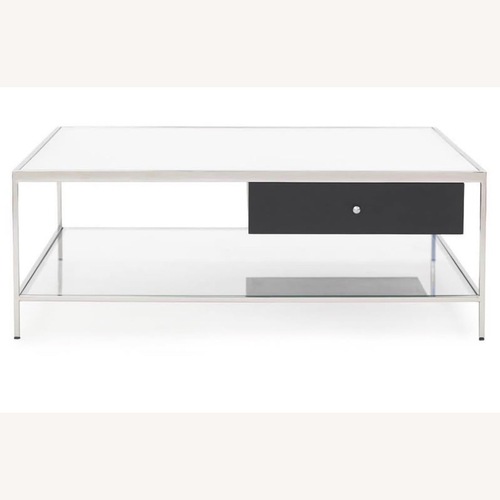 Used Mitchell Gold + Bob Williams Manning White Coffee Table for sale on AptDeco
