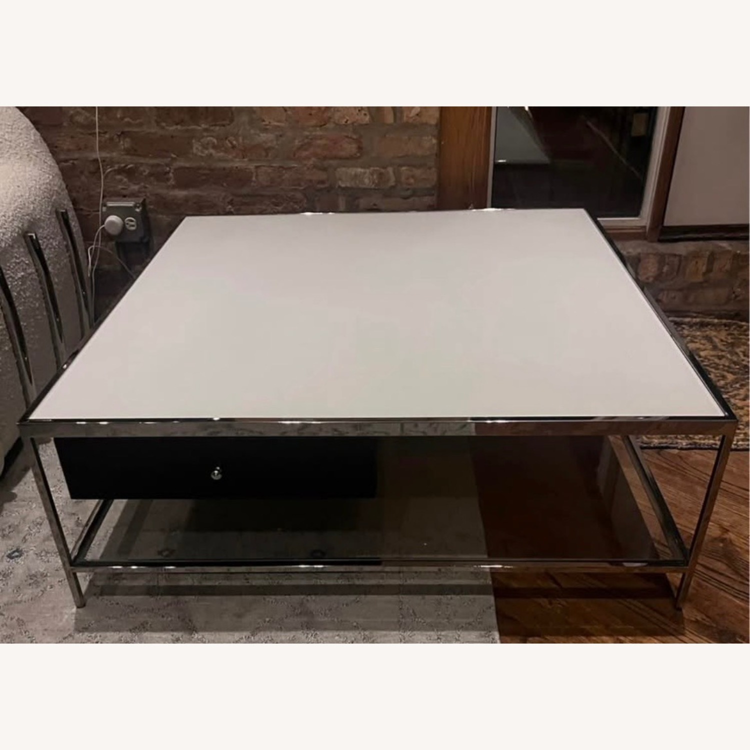 Mitchell Gold + Bob Williams Manning White Coffee Table - image-4