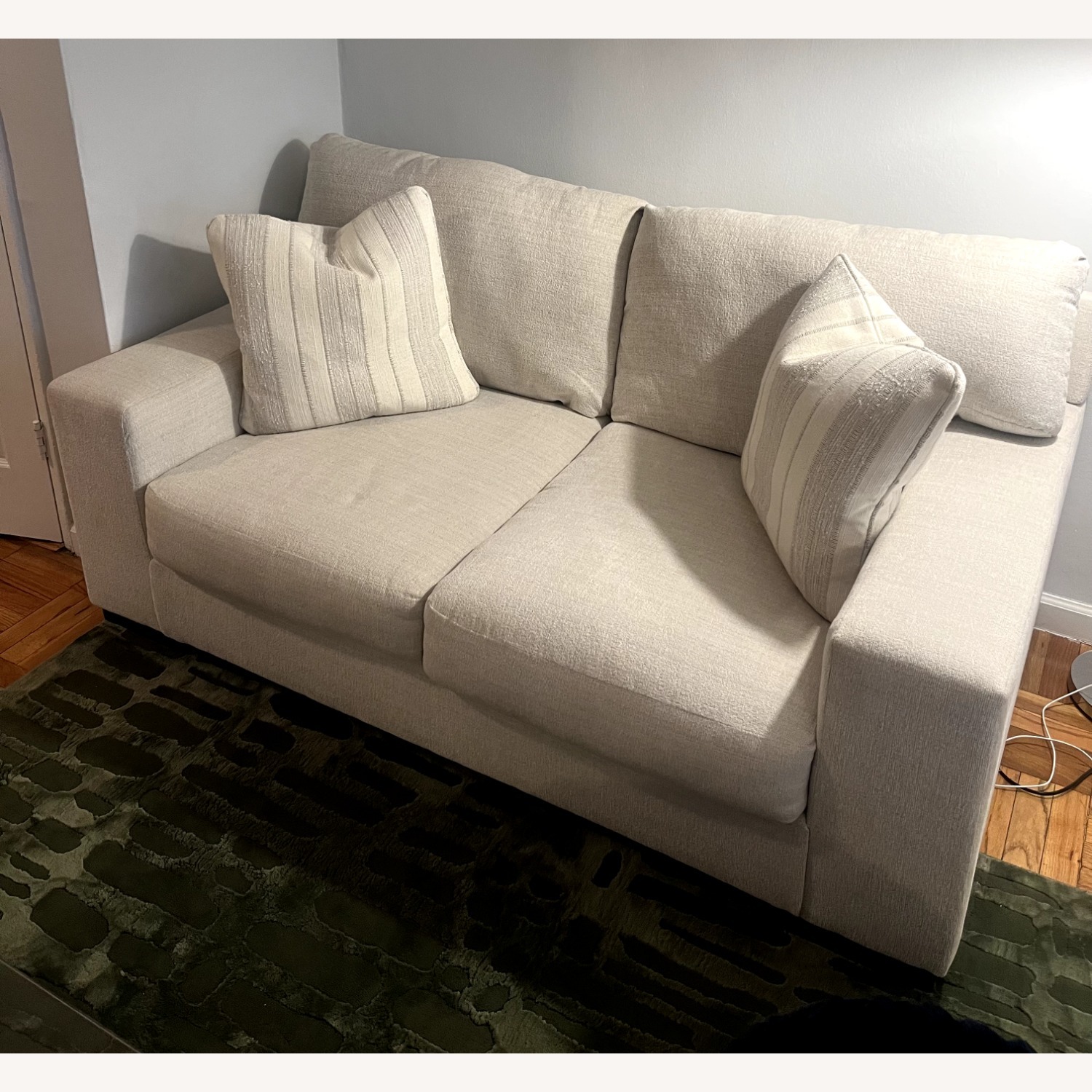 Ashley Furniture Maggie Natural Fabric Loveseat - image-3