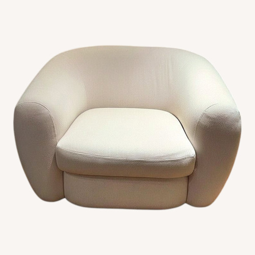 Used White Armchair for sale on AptDeco