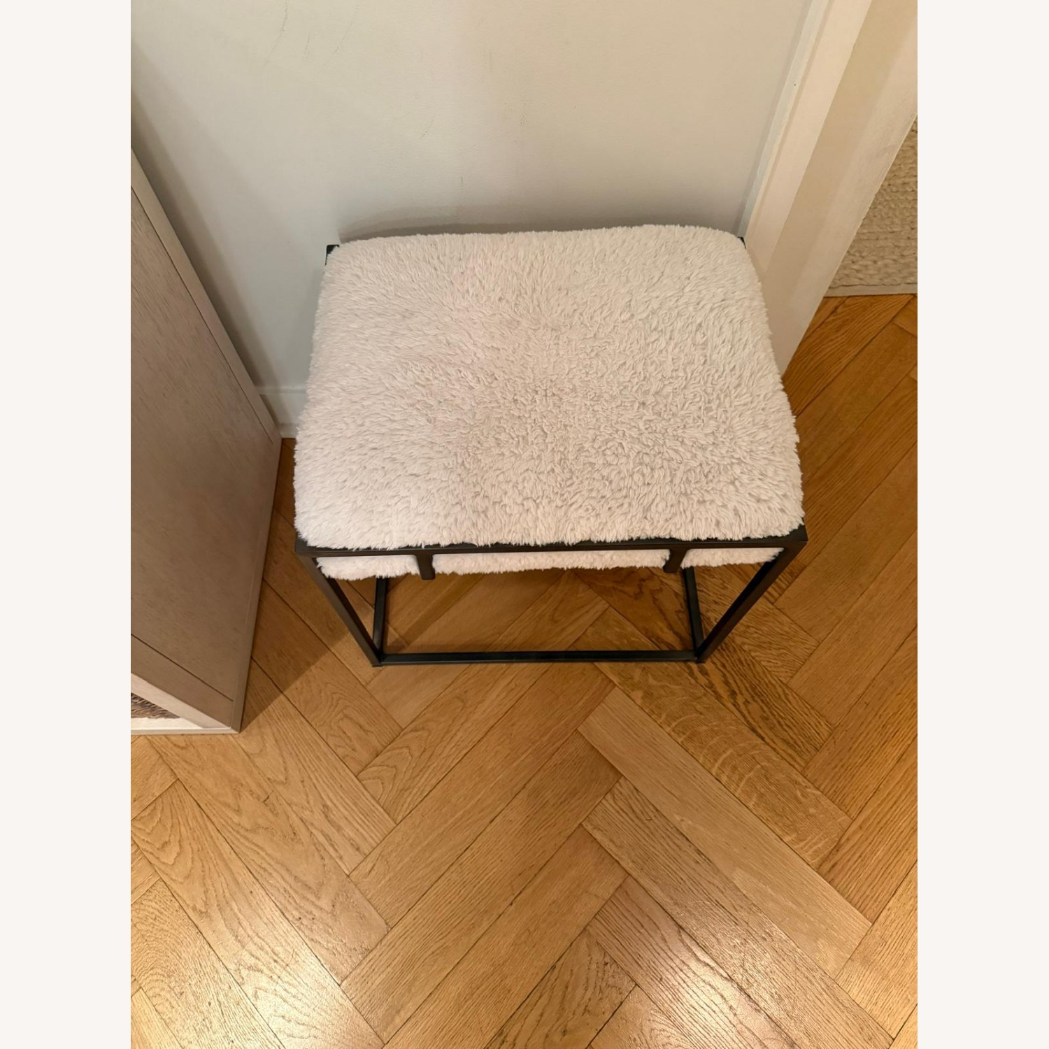 Restoration Hardware Baby & Child White Stool - image-2