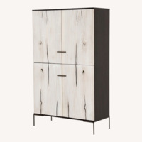CB2 Wooden Hutch