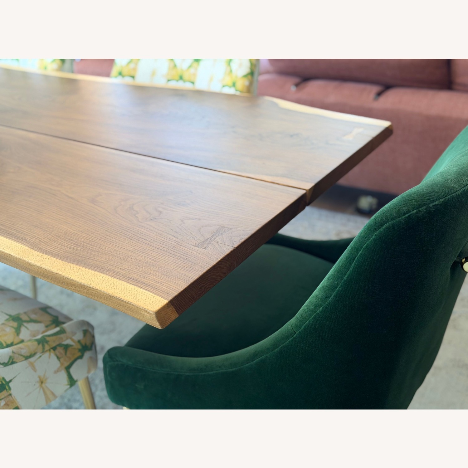 Anthropologie Velvet Elowen Chairs - image-4