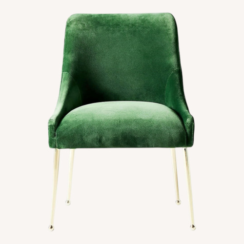 Used Anthropologie Velvet Elowen Chairs for sale on AptDeco