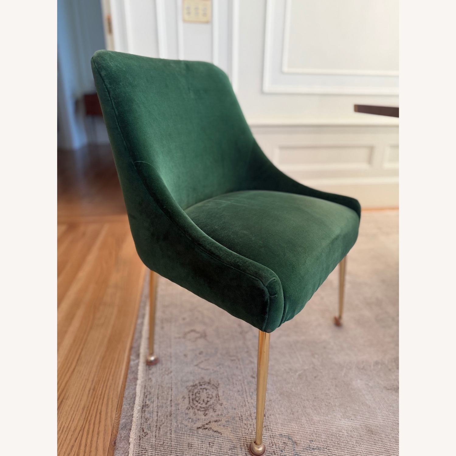 Anthropologie Velvet Elowen Chairs - image-6