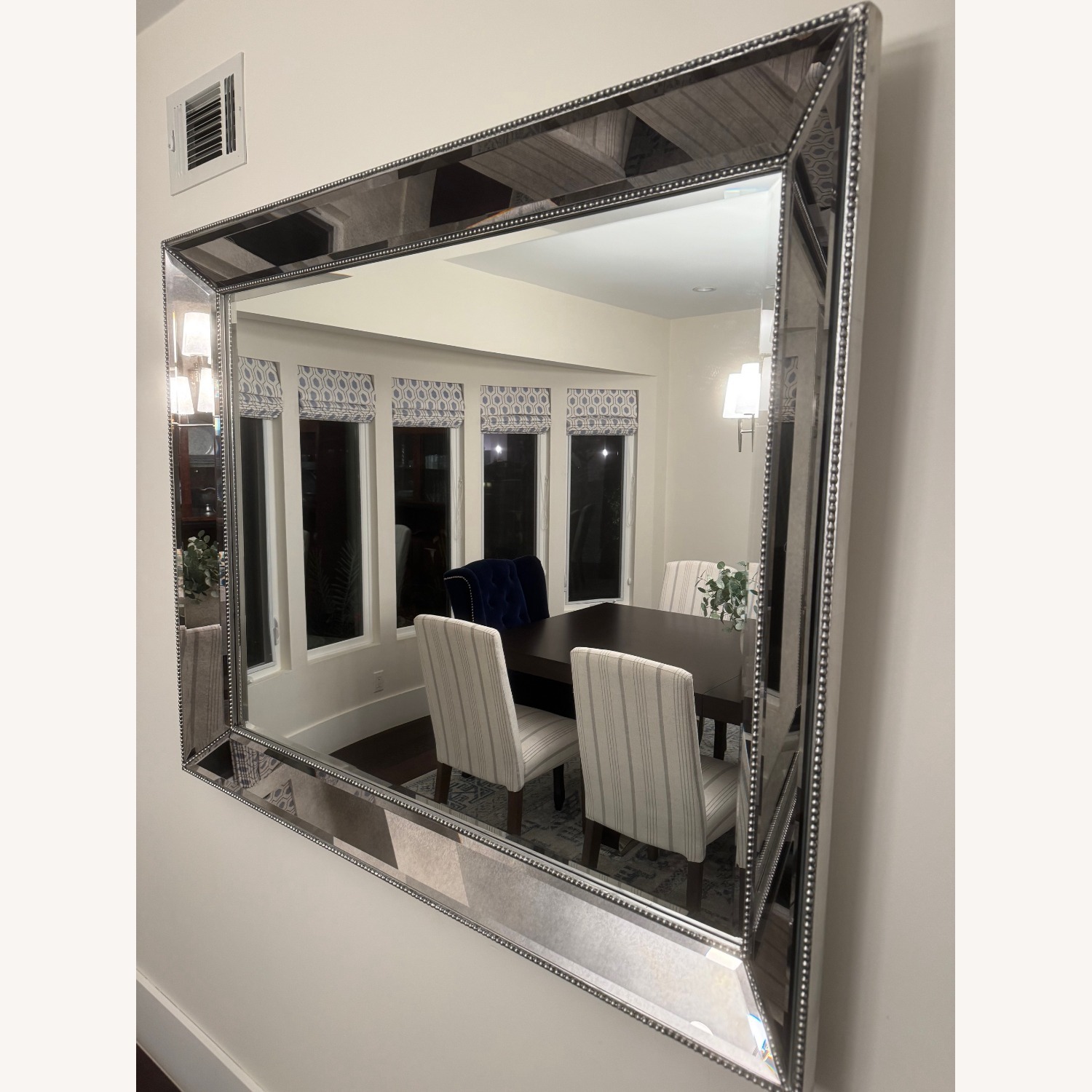 Z Gallerie Metal and Glass Beaded Wall Mirror - image-2