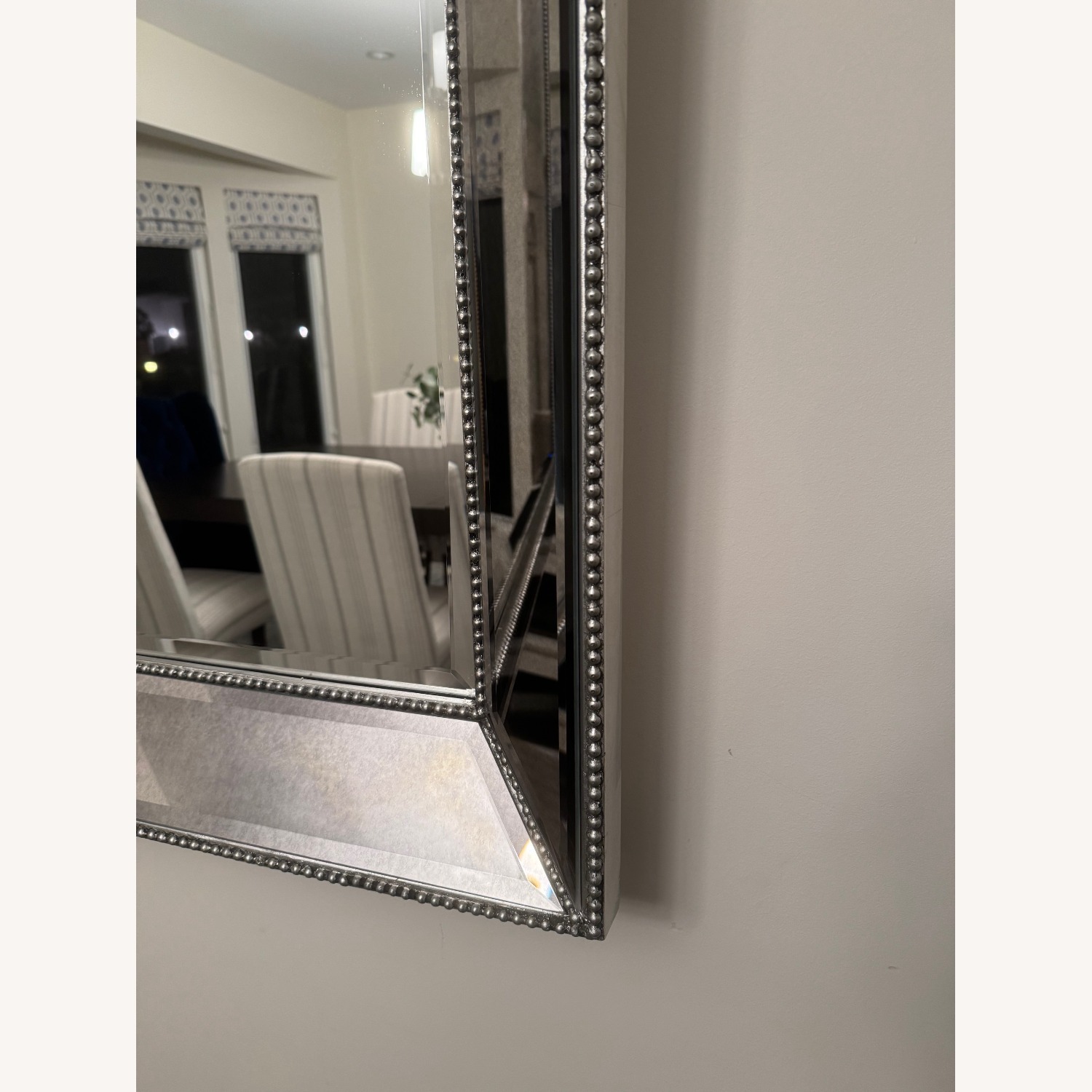 Z Gallerie Metal and Glass Beaded Wall Mirror - image-3