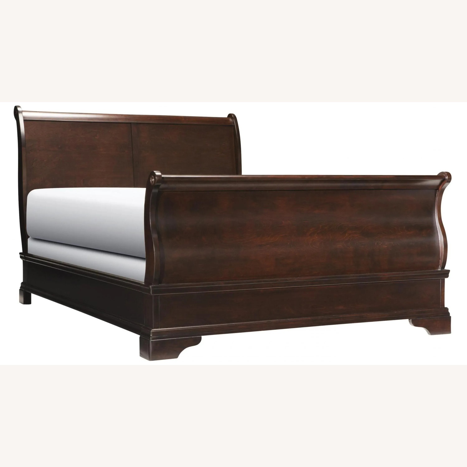 Raymour & Flanigan Dark Brown Wood Full Bed - image-4