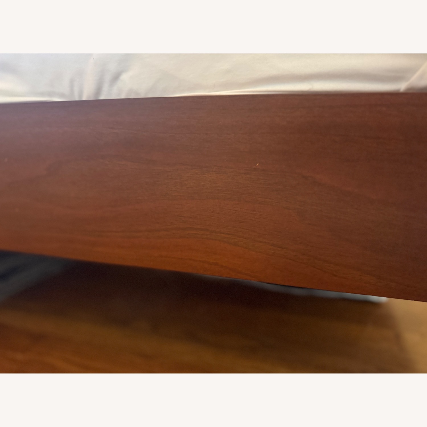 West Elm Dark Brown Wood Queen Bed - image-3